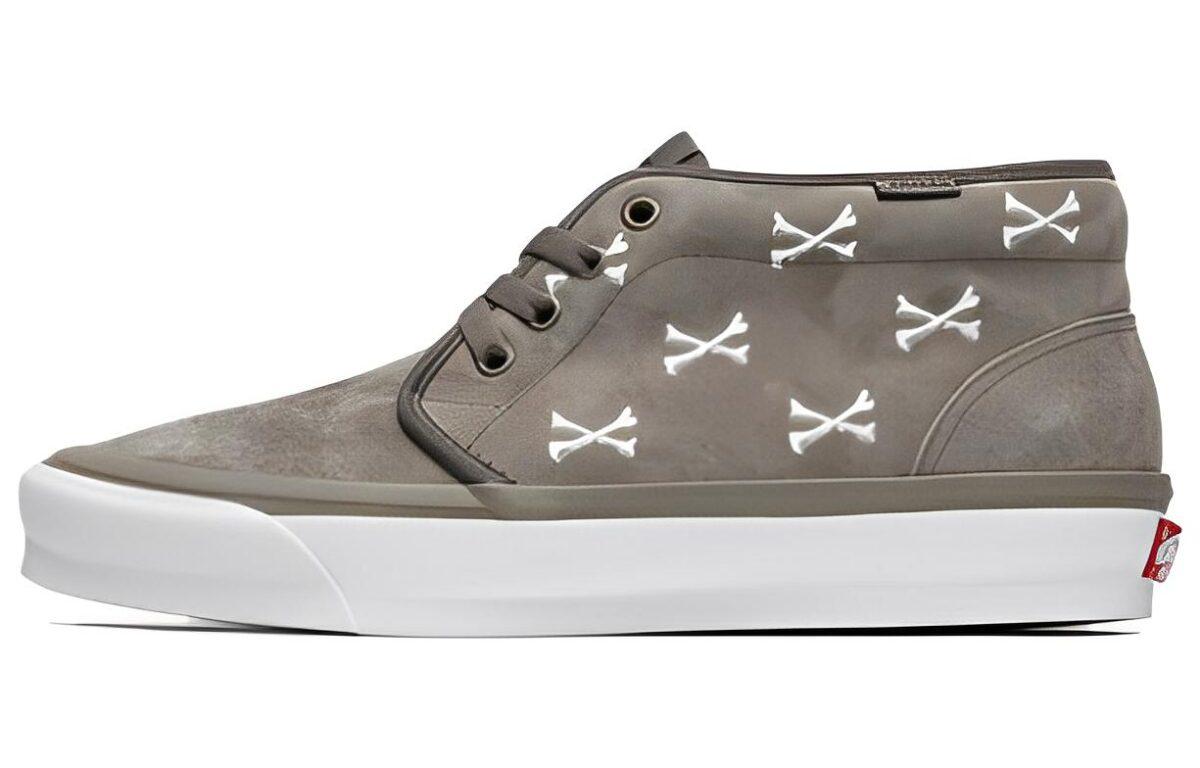 

Кеды унисекс Vans WTAPS x Chukka OG LX серые 42.5 EU, Серый, WTAPS x Chukka OG LX