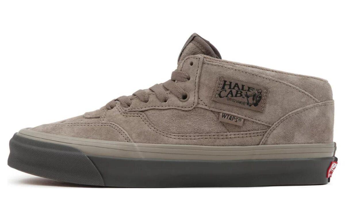 

Кеды унисекс Vans WTAPS x Half Cab Vault коричневые 45 EU, Коричневый, WTAPS x Half Cab Vault