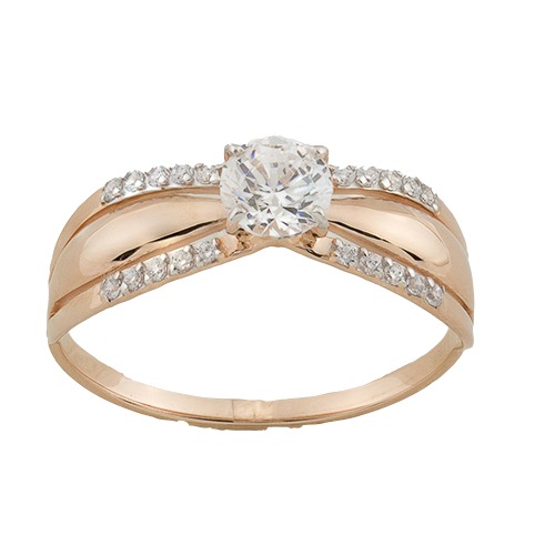 

Кольцо из золота р.  EFREMOV К3326886, Swarovski\фианит, К3326886