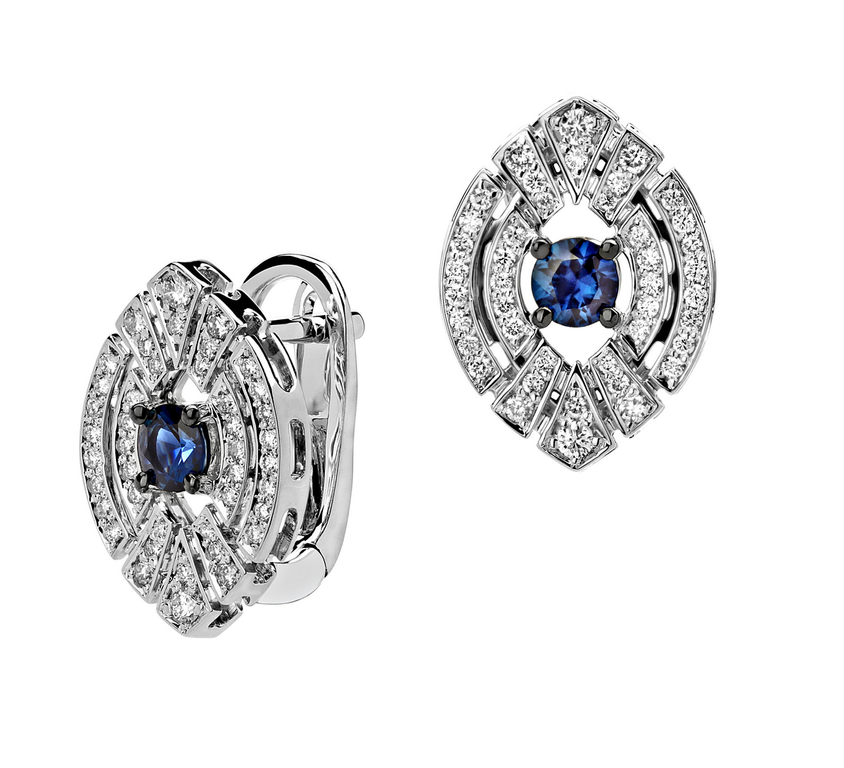 

Серьги из белого золота с бриллиантом Эстет 01С6213082-2, 01С6213082-2