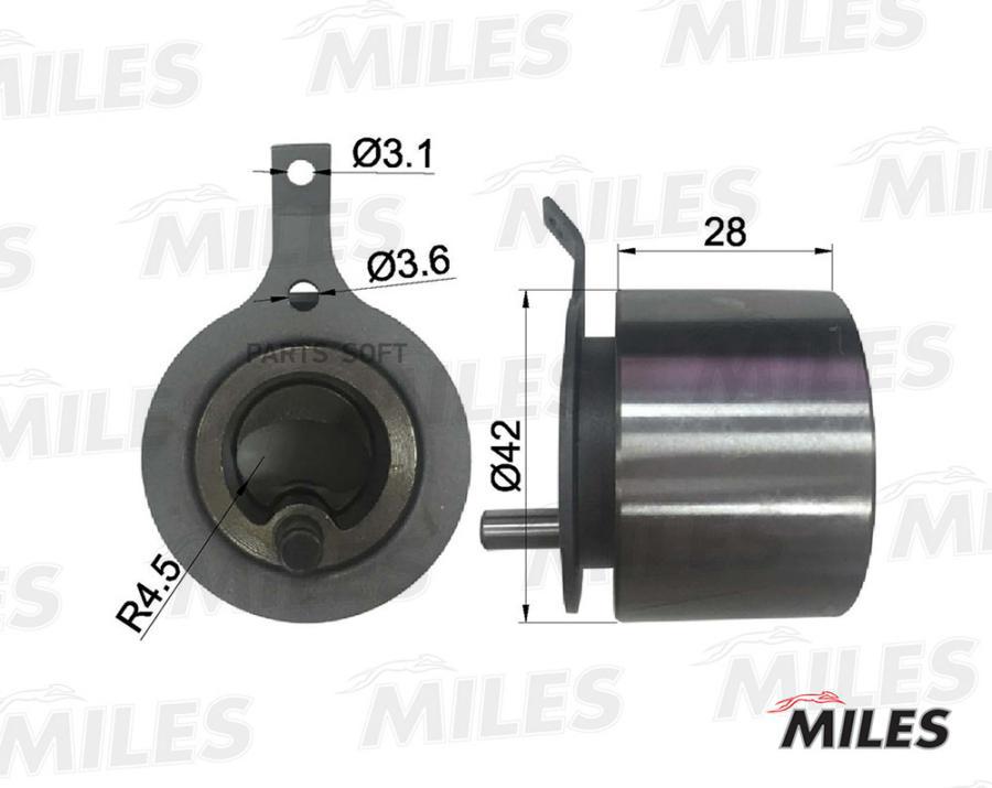 MILES AG02006 Ролик ремня ГРМ DAEWOO MATIZ/SPARK 0.8/1.0 03-