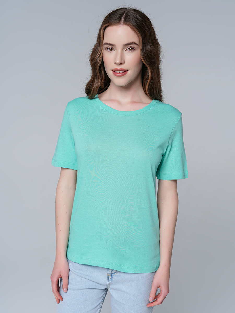 

Футболка женская ТВОЕ 88156 бирюзовая M, 88156