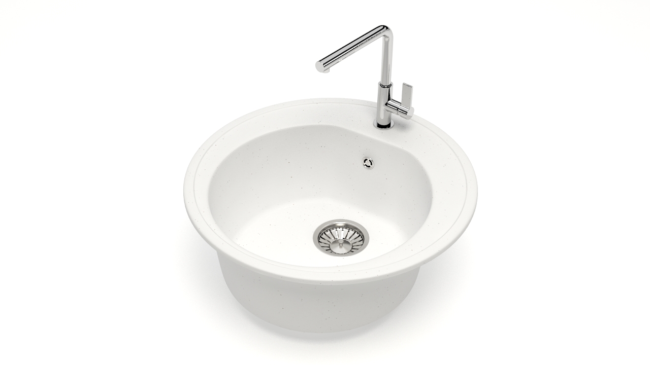 

Мойка кухонная Glanz J3 белый J003G031
