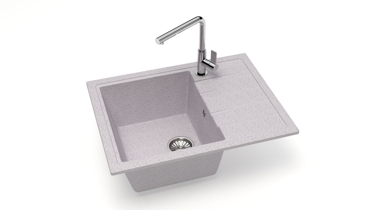 

Мойка кухонная Glanz J150 светло-серый J150G036