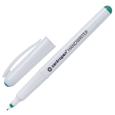 

Ручка капиллярная ЗЕЛЕНАЯ CENTROPEN Handwriter, трехгранная, 0,5 мм, 4651, 20 шт