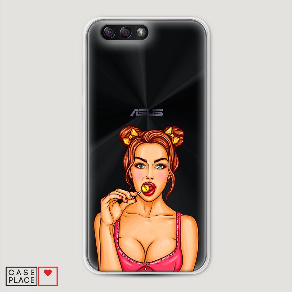 

Чехол Awog на Asus Zenfone 4 ZE554KL "Вкусный леденец", Бежевый;коричневый;розовый