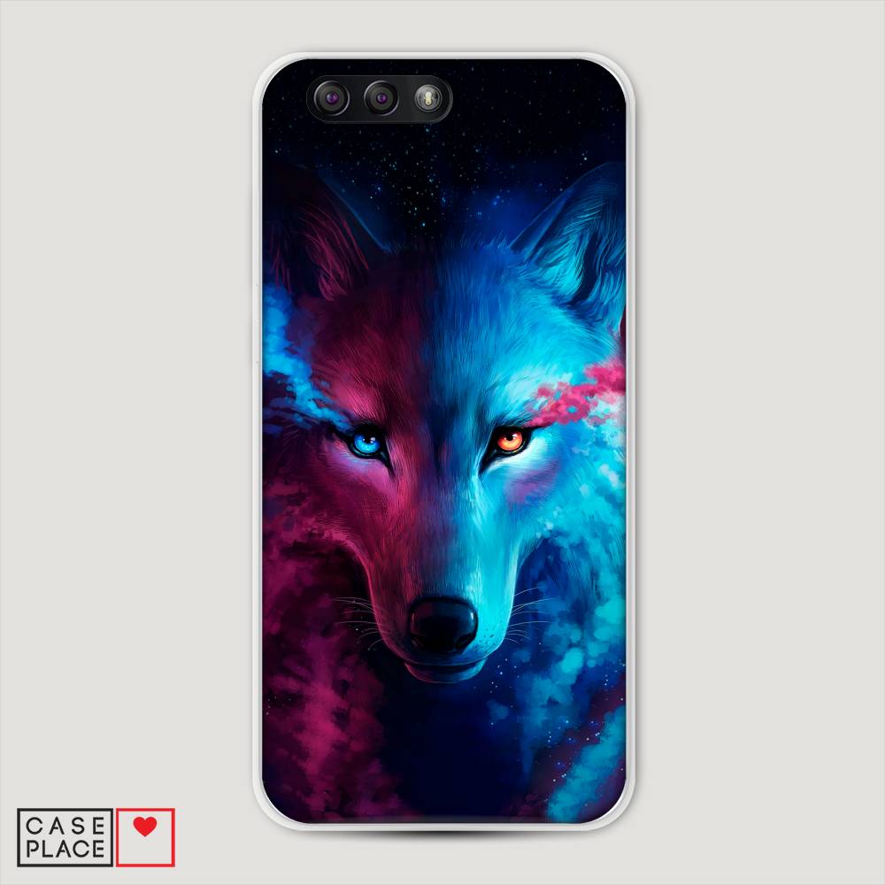 

Чехол Awog на Asus Zenfone 4 ZE554KL "Волшебный волк", Черный;серый;синий, 42950-1