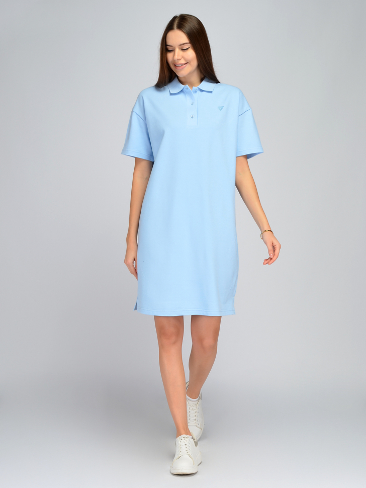 Платье женское Viserdi 3199 голубое 52 RU