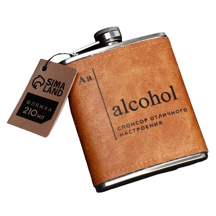 

Фляжка Mode Forrest Alcohol 7856973 210мл, коричневый, Серебристый;черный;коричневый, Alcohol