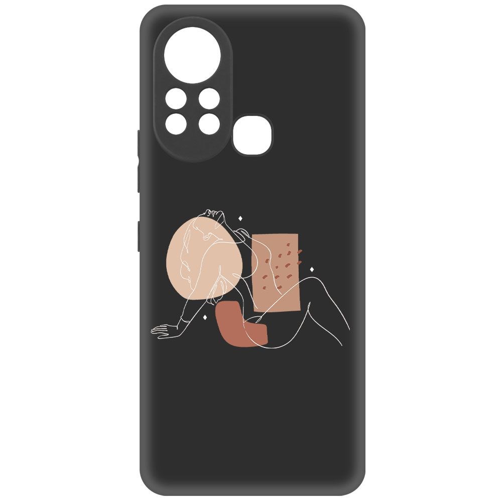 

Чехол-накладка Krutoff Soft Case Чувственность для INFINIX Hot 11S черный