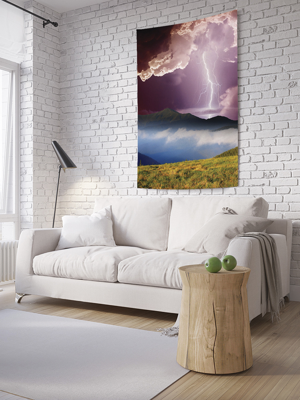 

Вертикальное фотопанно на стену JoyArty Погодные странности 150x200 см, Погодные странности