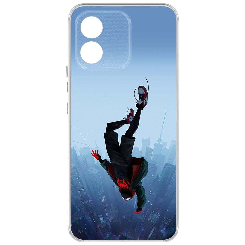 

Чехол-накладка Krutoff Clear Case Человек-Паук, Майлз Моралес для Honor X5, Прозрачный