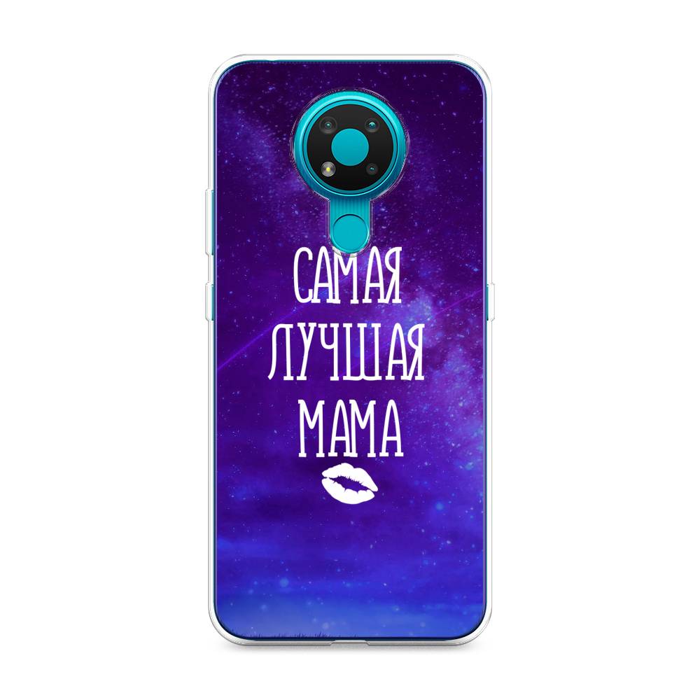 

Чехол Awog на Nokia 3.4 / Нокиа 3.4 "Лучшая мама", Фиолетовый;синий;белый, 123750-6