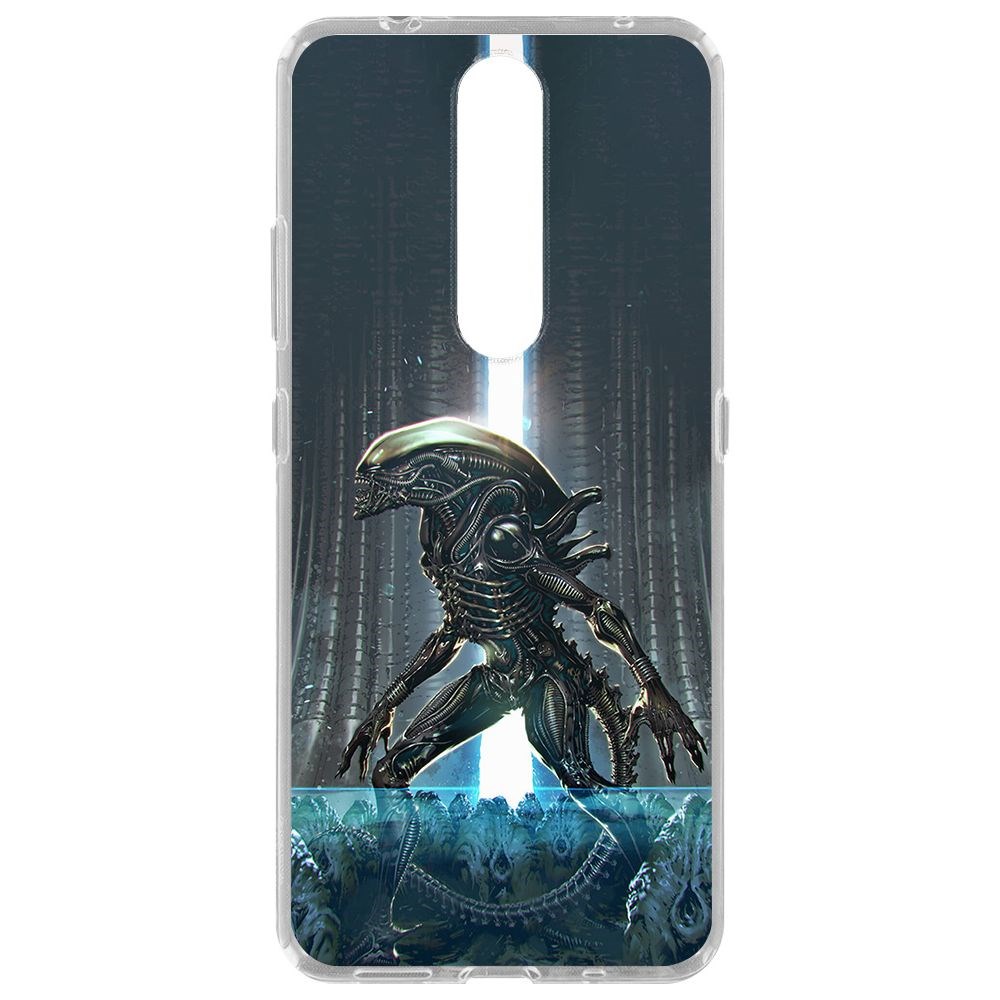 

Чехол-накладка Krutoff Clear Case Чужой, Тревога для Nokia 2.4, Прозрачный