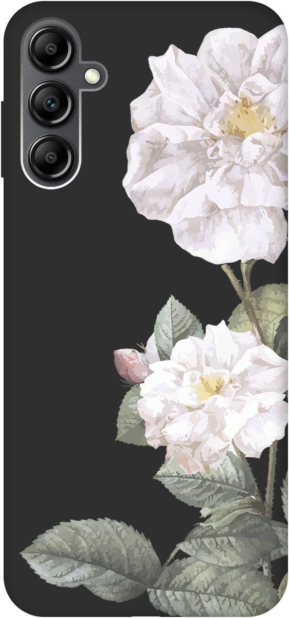 

Чехол на Samsung Galaxy A14 с 3D принтом "White Rose" черный, Черный;желтый, 158810