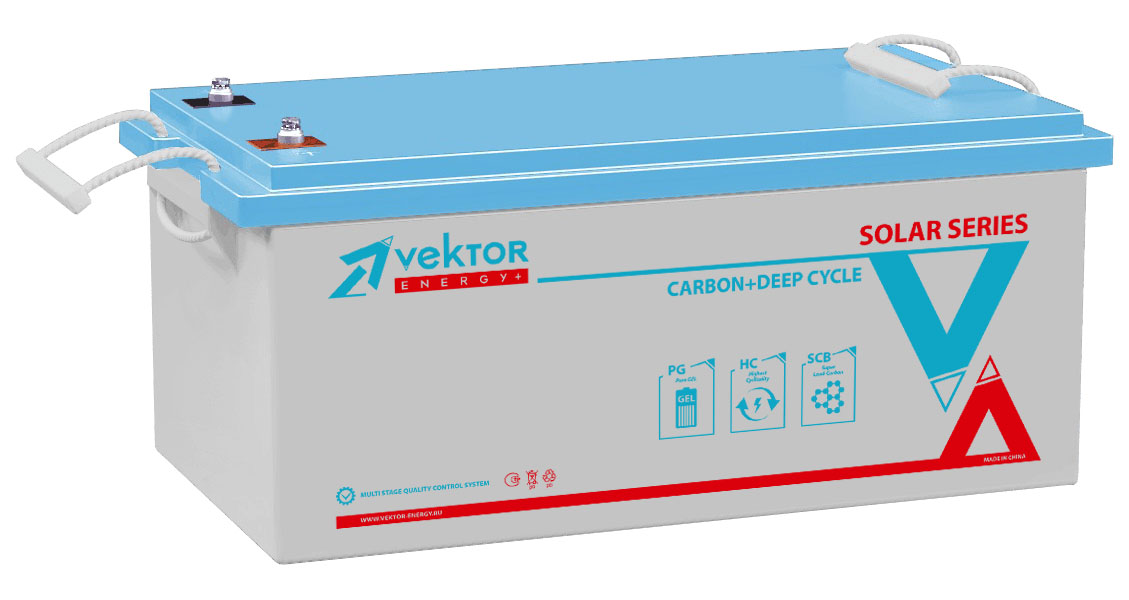 

Аккумуляторная батарея Vektor VPbC 12-200