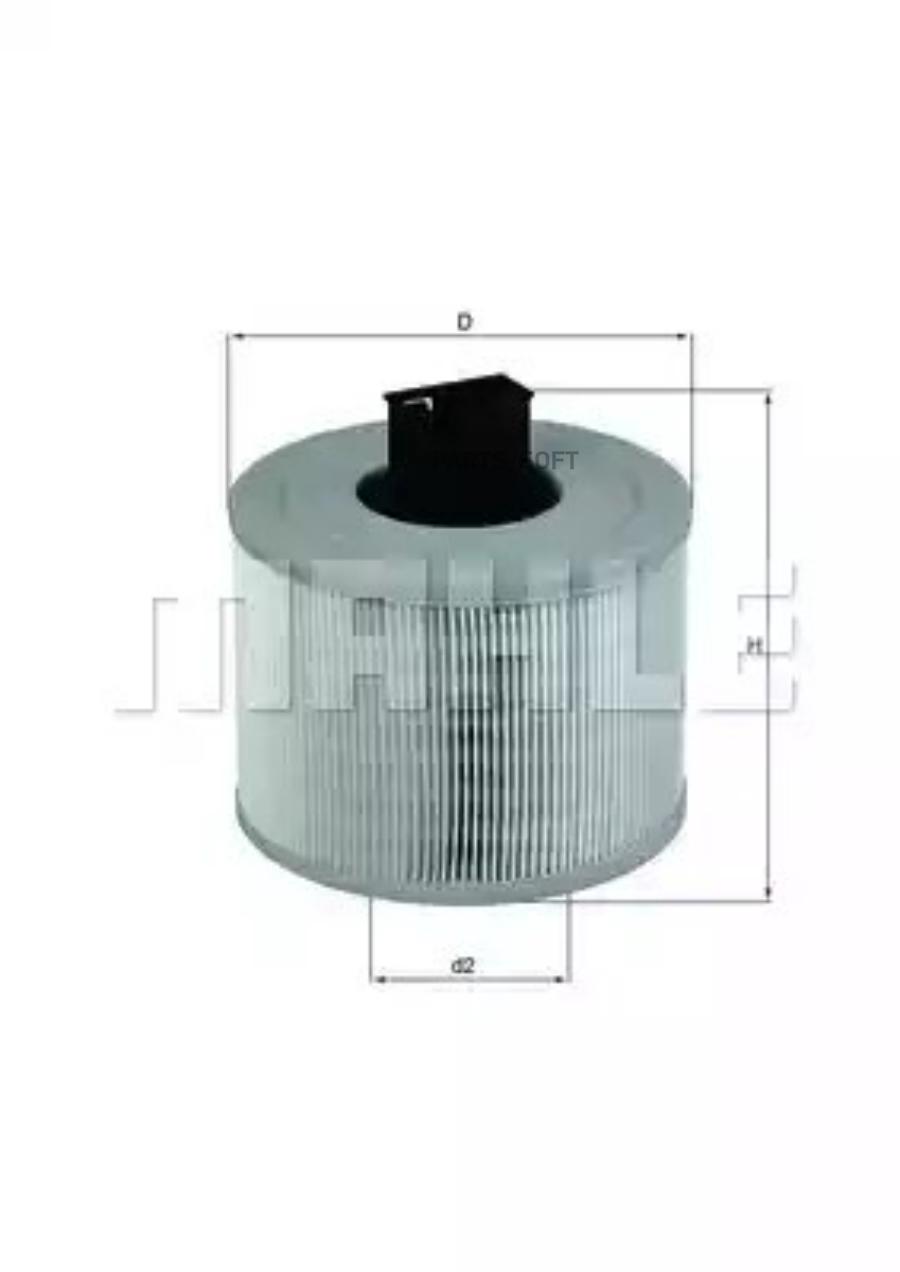 

Воздушный фильтр Mahle/Knecht LX1035, LX1035