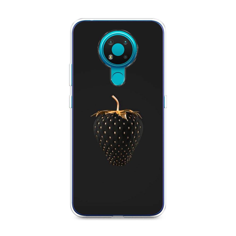 

Чехол Awog на Nokia 3.4 / Нокиа 3.4 "Черно-золотая клубника", Черный;золотистый, 123750-10