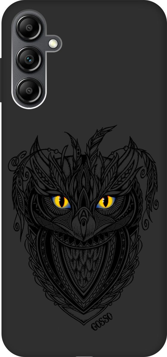

Чехол на Samsung Galaxy A14 с 3D принтом "Grand Owl" черный, Черный;голубой, 158810