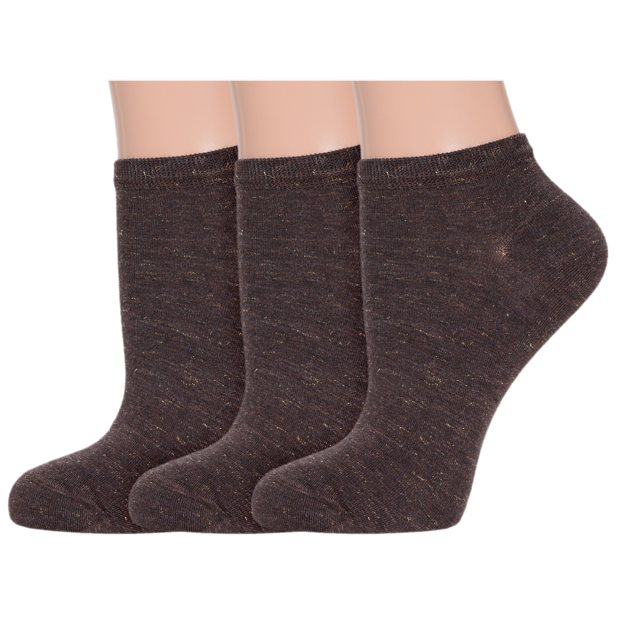 

Комплект носков женских Rusocks 3-Ж3-13042 коричневых 23-25, 3-Ж3-13042