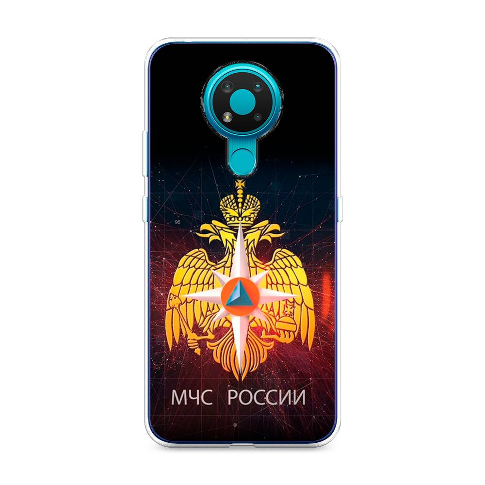 

Чехол Awog на Nokia 3.4 / Нокиа 3.4 "МЧС России", Черный;желтый;красный, 123750-5