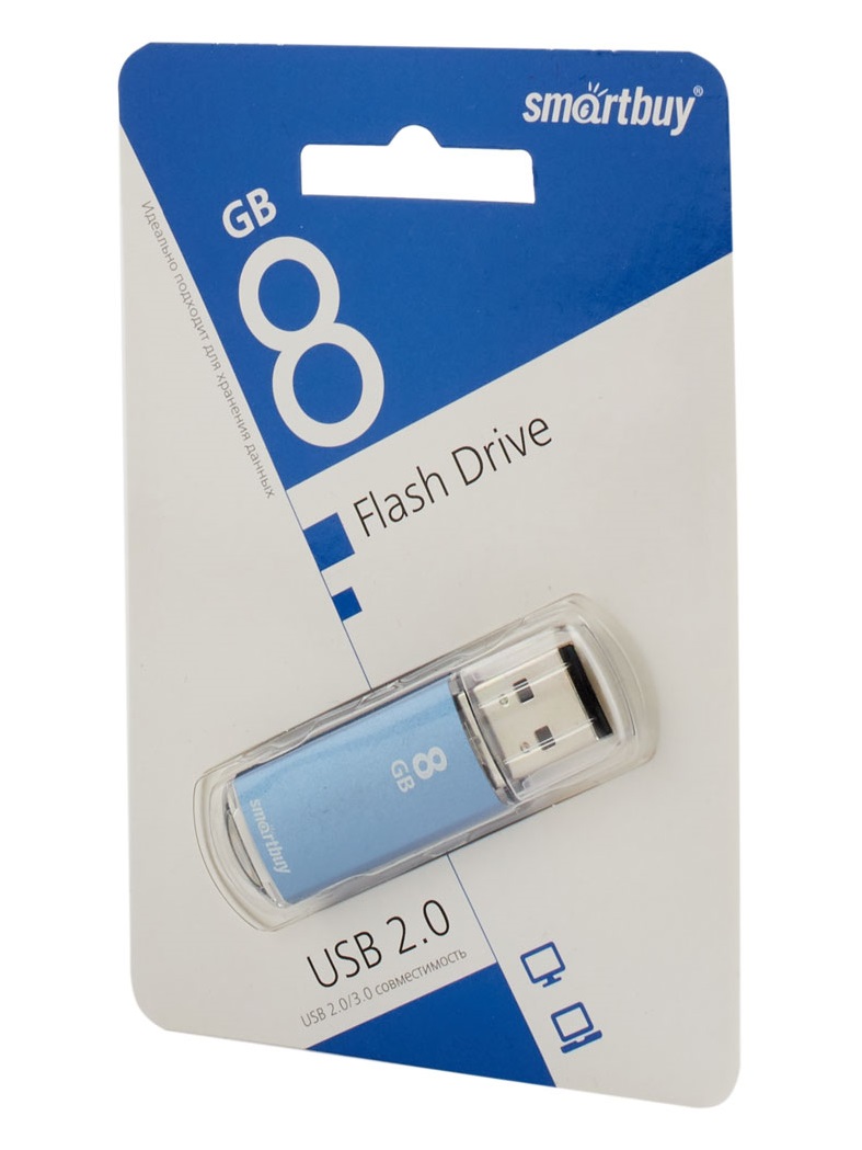 

Карта памяти SmartBuy USB 8Гб 8 GB Smart Buy V-Cut (2014804), 8 GB Smart Buy V-Cut