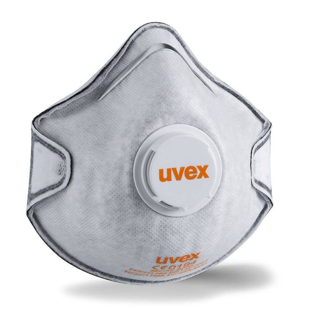 

Фильтрующая полумаска Uvex Силв-Эйр 2220, Ffp2, с клапаном и угольным фильтром 8732220