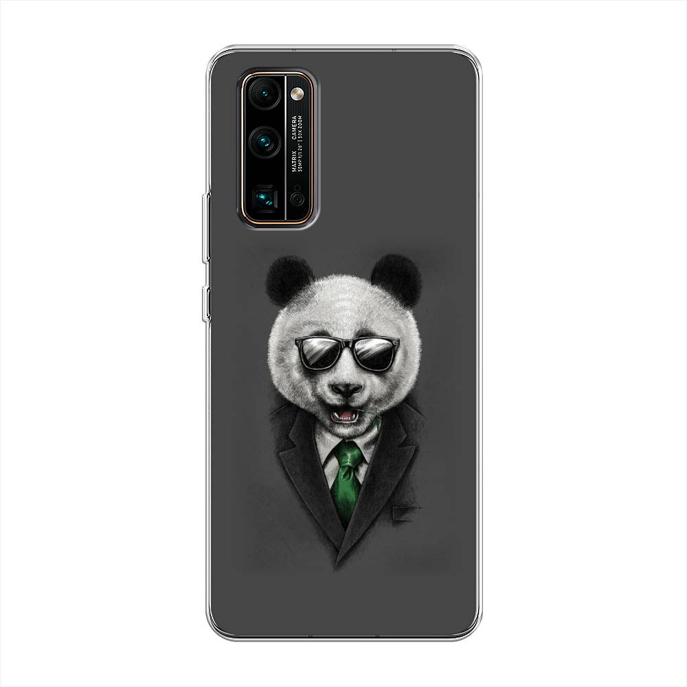 

Чехол Awog на Honor 30 Pro Plus "Деловая панда", Серый;зеленый, 612250-10