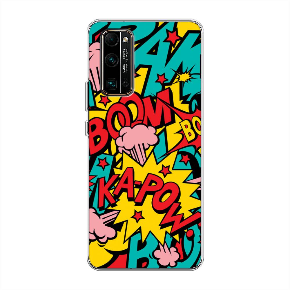 

Чехол Awog на Honor 30 Pro Plus "Постер pop art", Голубой;желтый;красный, 612250-9