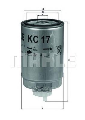 

Фильтр топливный VAG/FIAT/FORD/OPEL mot.DIESEL KNECHT/MAHLE KC17D, KC17D