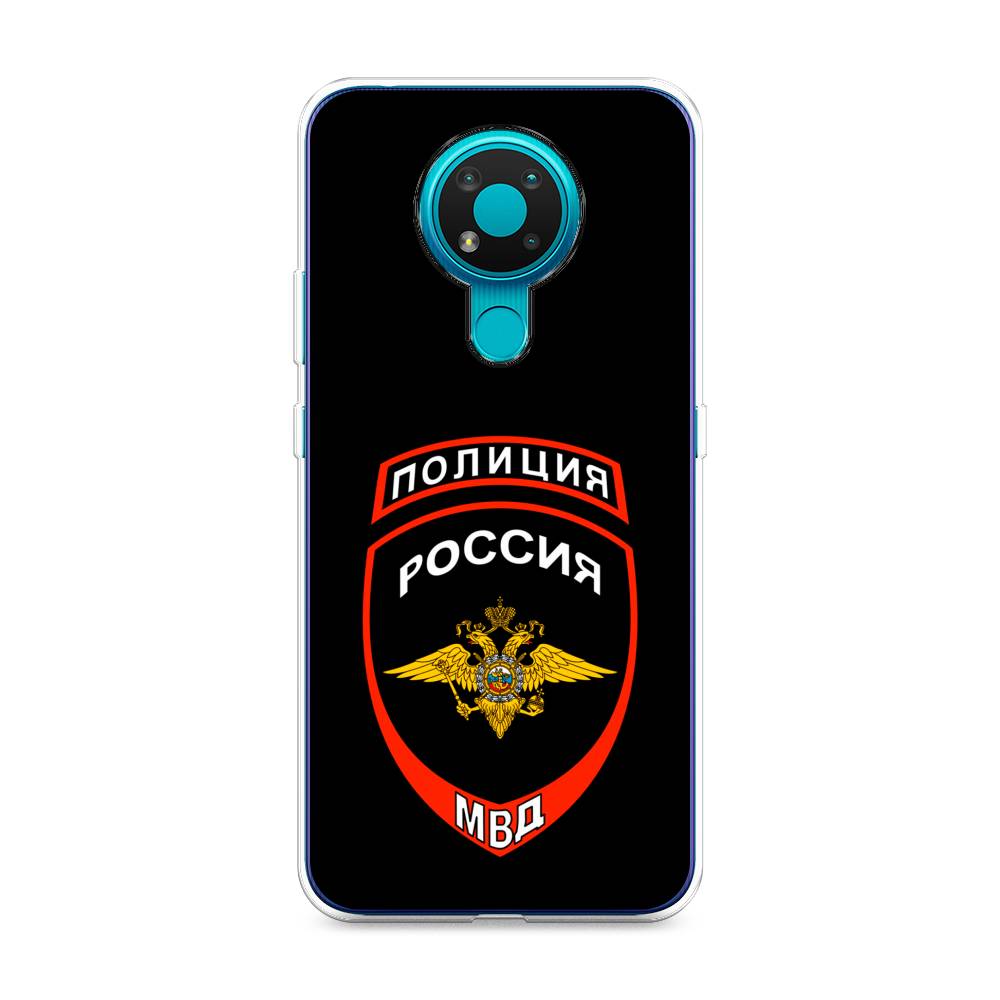 

Чехол Awog на Nokia 3.4 / Нокиа 3.4 "Полиция шеврон", Черный;красный;белый, 123750-5