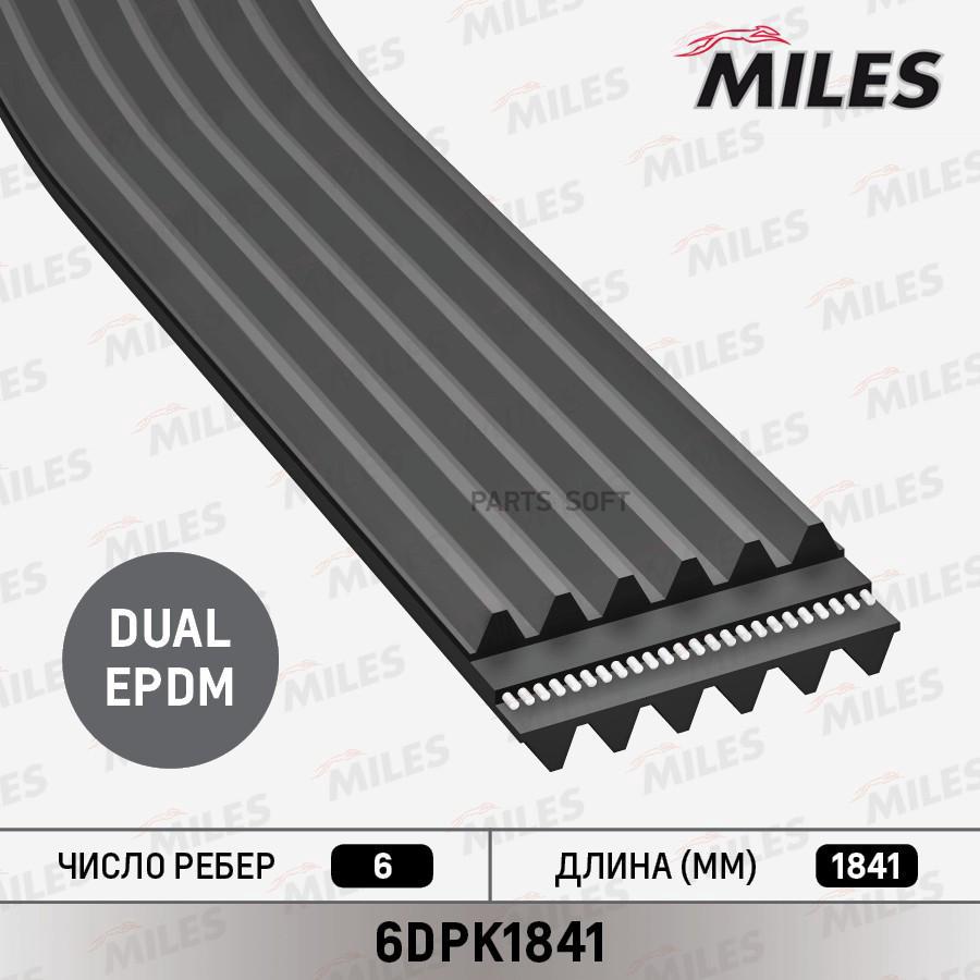 

MILES 6DPK1841 Ремень п/к двухсторонний 1шт
