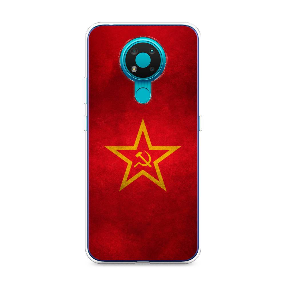 

Чехол Awog на Nokia 3.4 / Нокиа 3.4 "Красное знамя", Желтый;красный, 123750-10