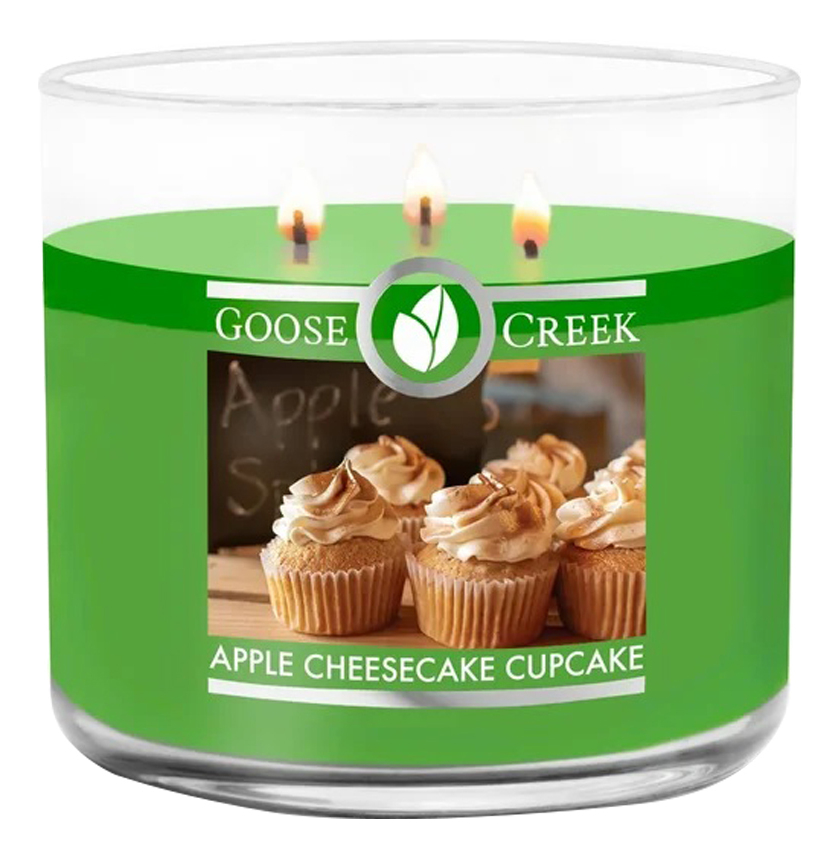 фото Ароматическая свеча goose creek apple cheesecake cupcake яблочный чизкейк 411г