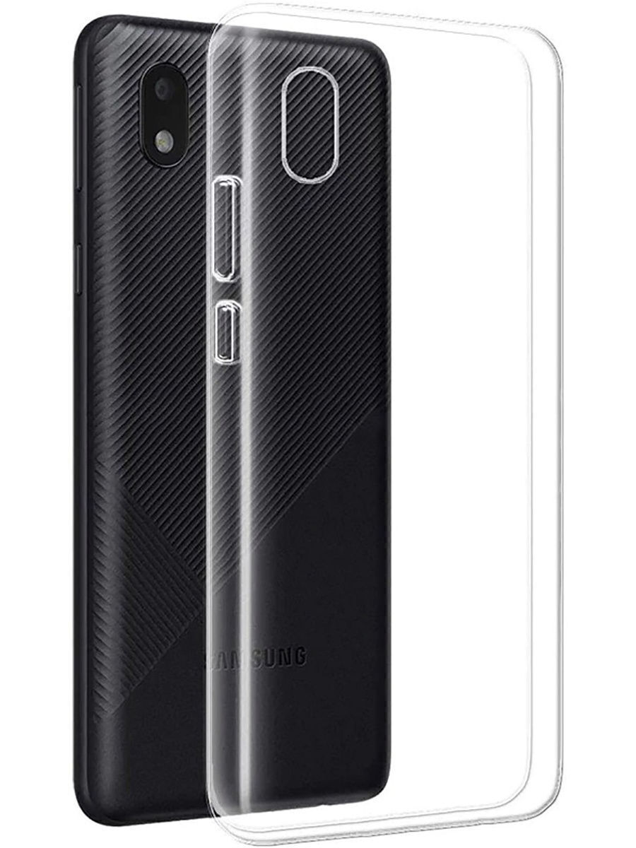 

Чехол для Samsung Galaxy A01 Core, прозрачный, Silicone case