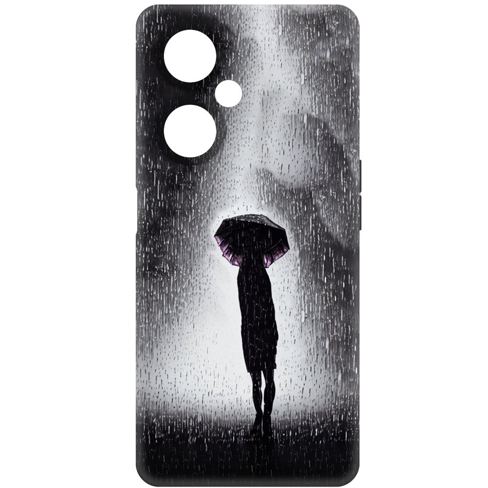 Чехол-накладка Krutoff Soft Case Ночная крипота для OnePlus Nord CE 3 Lite черный