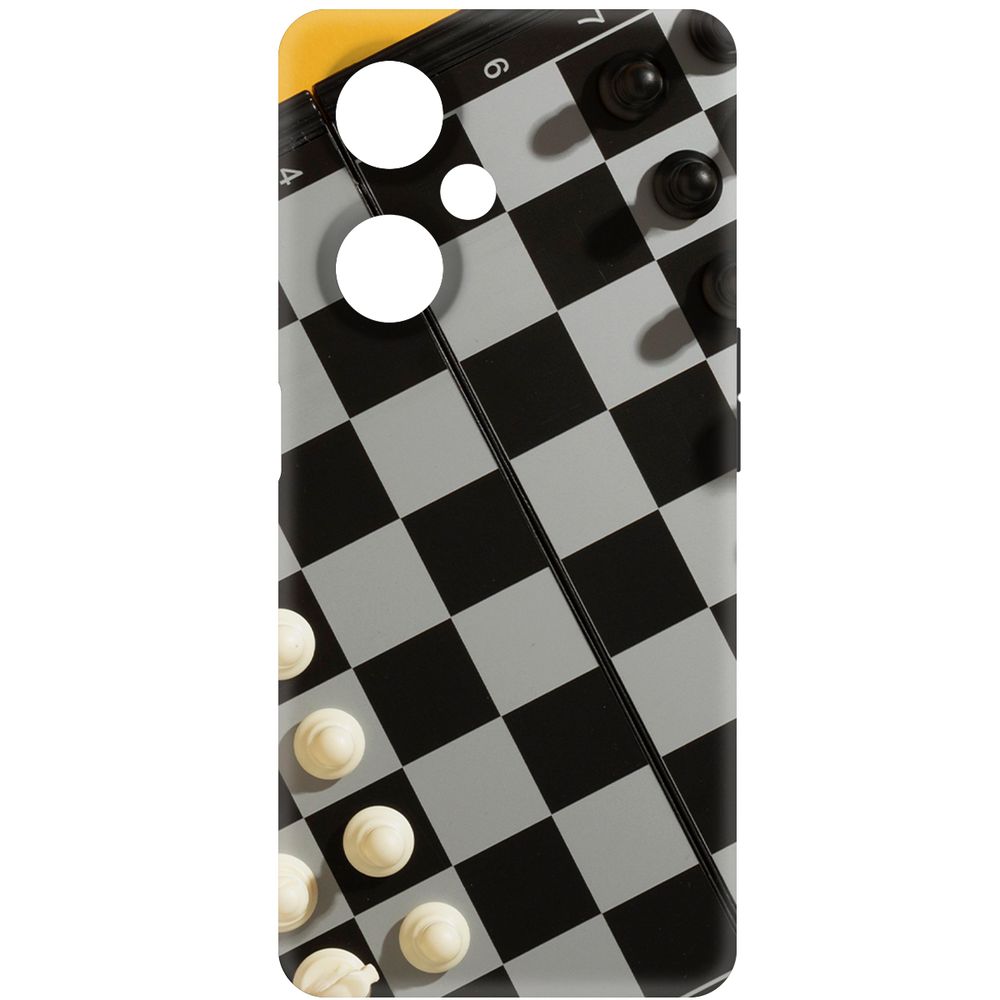 

Чехол-накладка Krutoff Soft Case Шахматы для OnePlus Nord CE 3 Lite черный