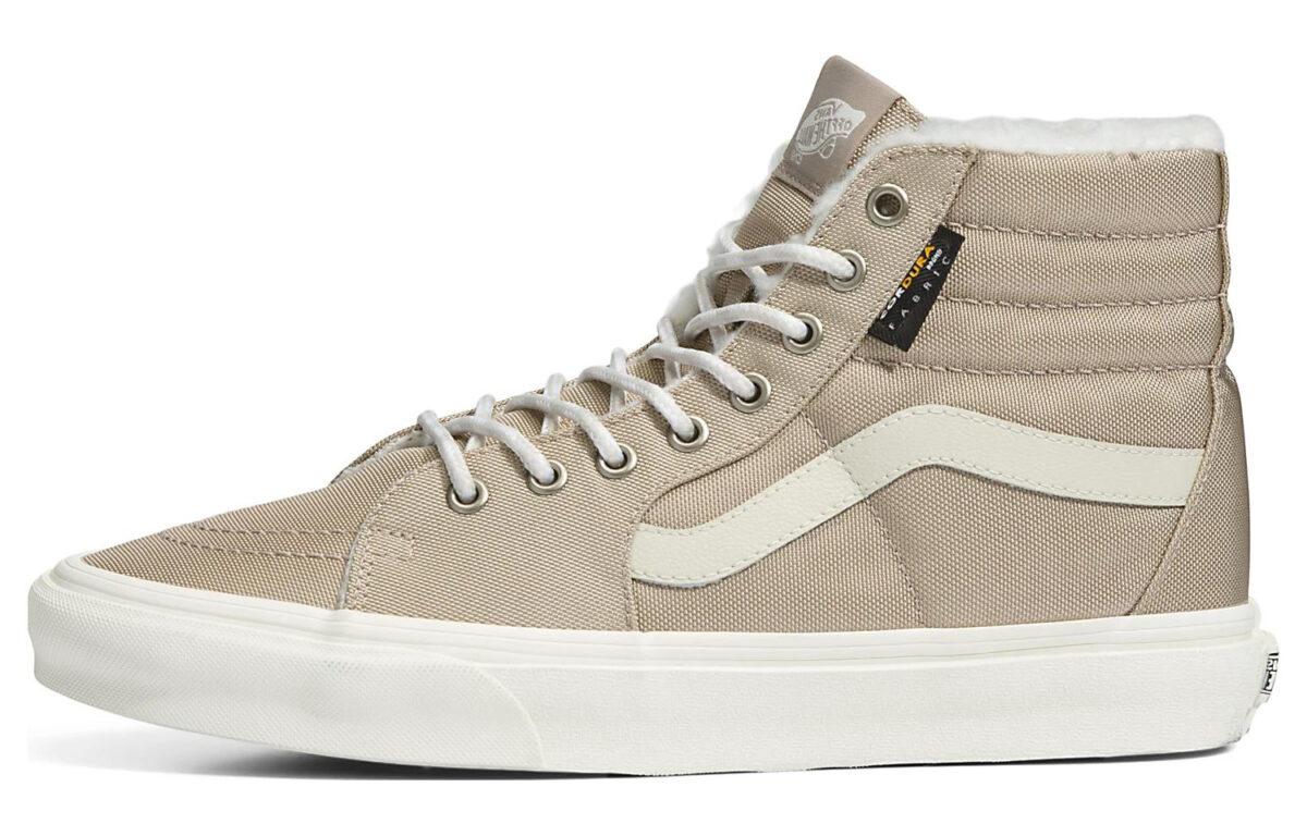 

Кеды унисекс Vans SK8 Cordura Sherpa бежевые 40.5 EU, Бежевый, SK8 Cordura Sherpa