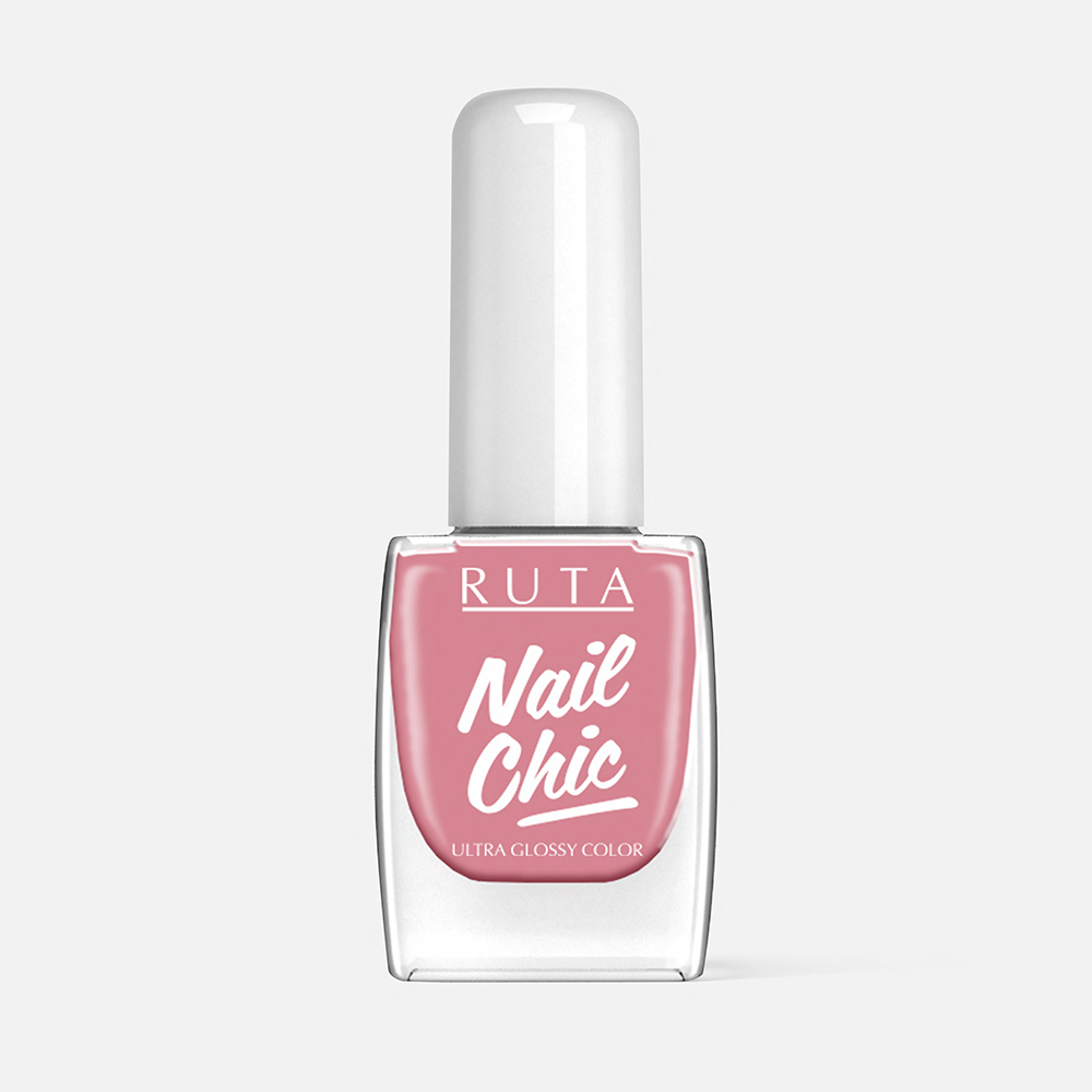 Лак для ногтей Ruta Nail Chic розовый терракот, №10, 8,5 мл