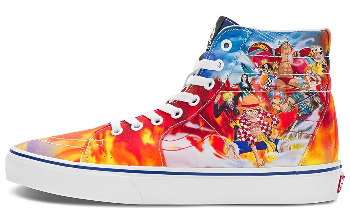 

Кеды унисекс Vans ONE PIECE x SK8 оранжевые 36 EU, Оранжевый, ONE PIECE x SK8