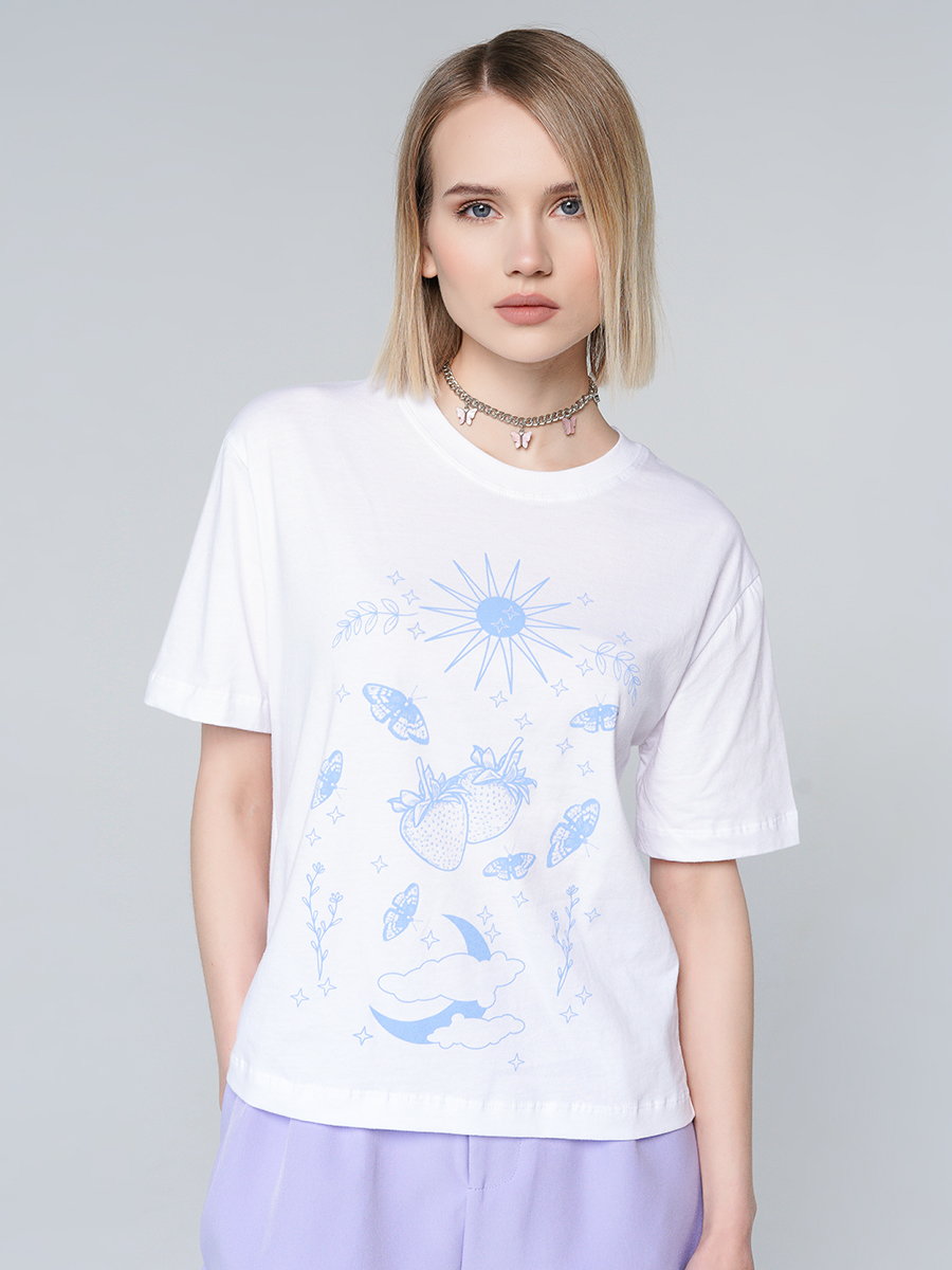 

Футболка женская ТВОЕ 88871 белая XS, 88871