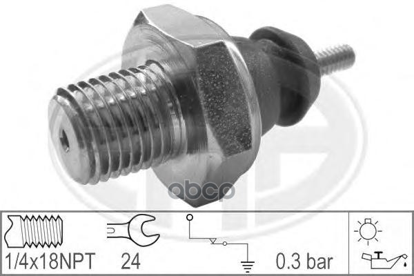 фото Датчик давления масла fordmazda резьба 14-18nptf,p-0.2-0.4bar era 330005 era арт. 330005 сервис ключ