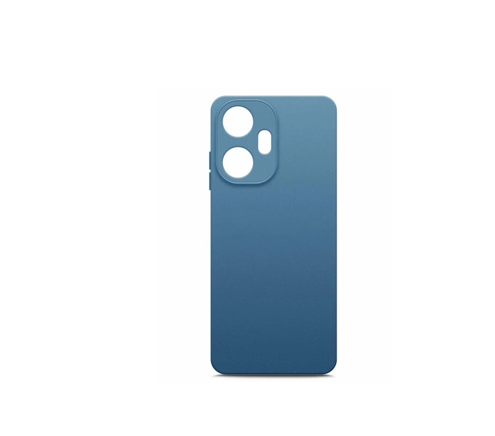 

Накладка силикон Borasco Silicone Case для Realme C55 Синий, Realme C55