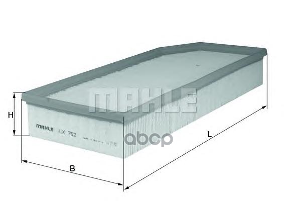 

Воздушный фильтр Mahle/Knecht для Mercedes-Benz C-Class, E-Class 1998-2009 LX752