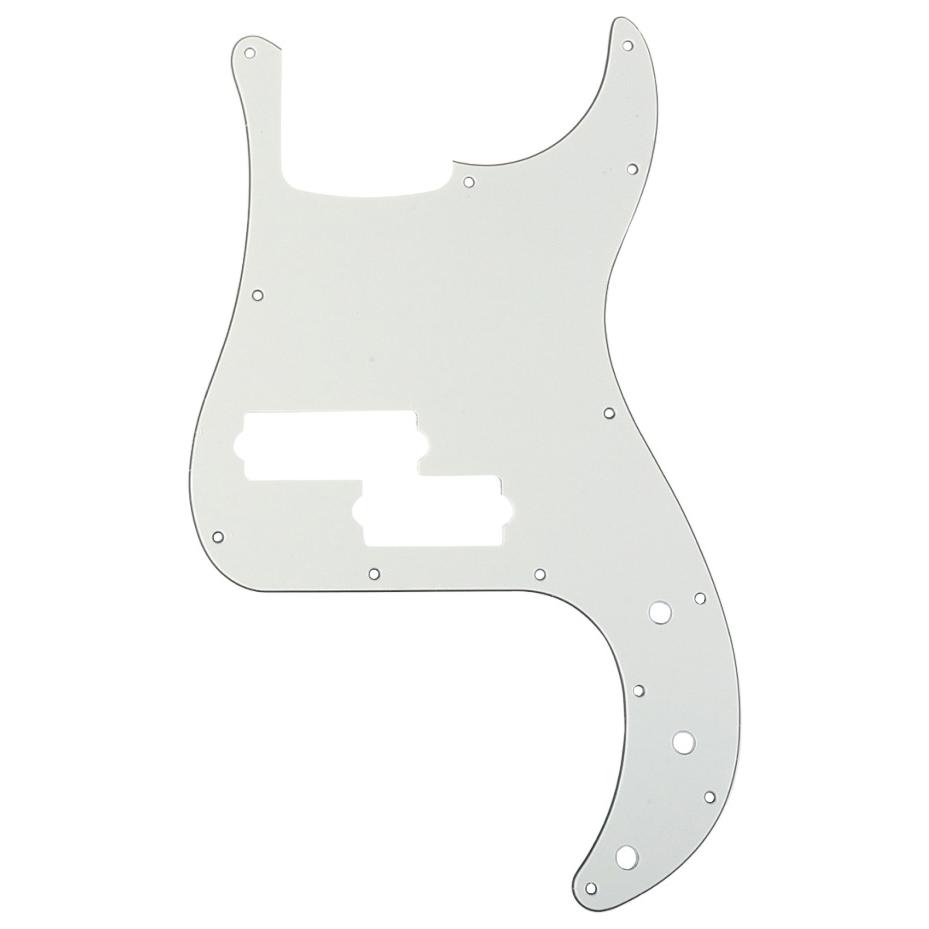 

MX1396AW Защитная накладка 5-струнной бас-гитары Precision Bass Mexico, 3, Белая, MX1396AW