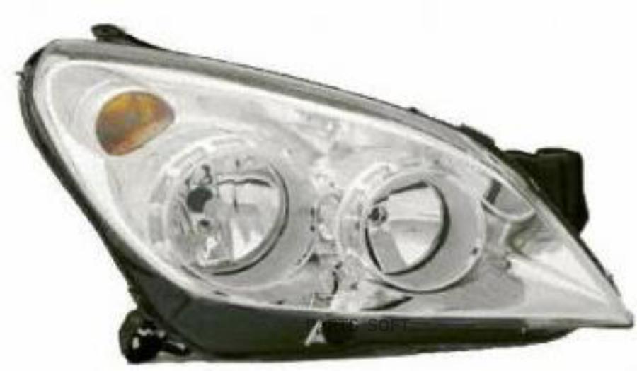 

Фара Передн Прав (С Эк, Хром) Opel: Astra H 04-09 Depo арт. 442-1140RMLEMN1