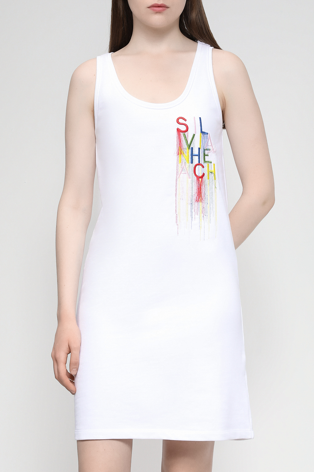 Платье женское Silvian Heach GPP23038VE белое S