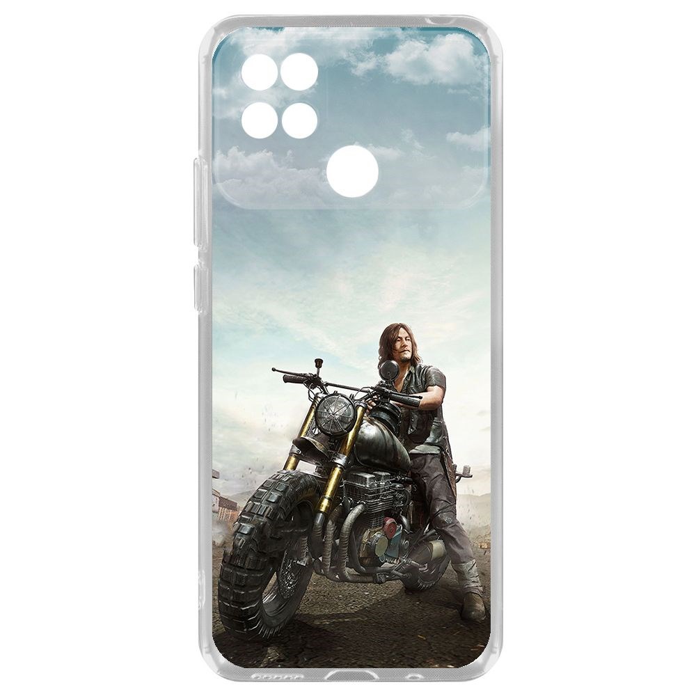 

Чехол-накладка Krutoff Clear Case Ходячие мертвецы, Дэрил для Poco C40, Прозрачный