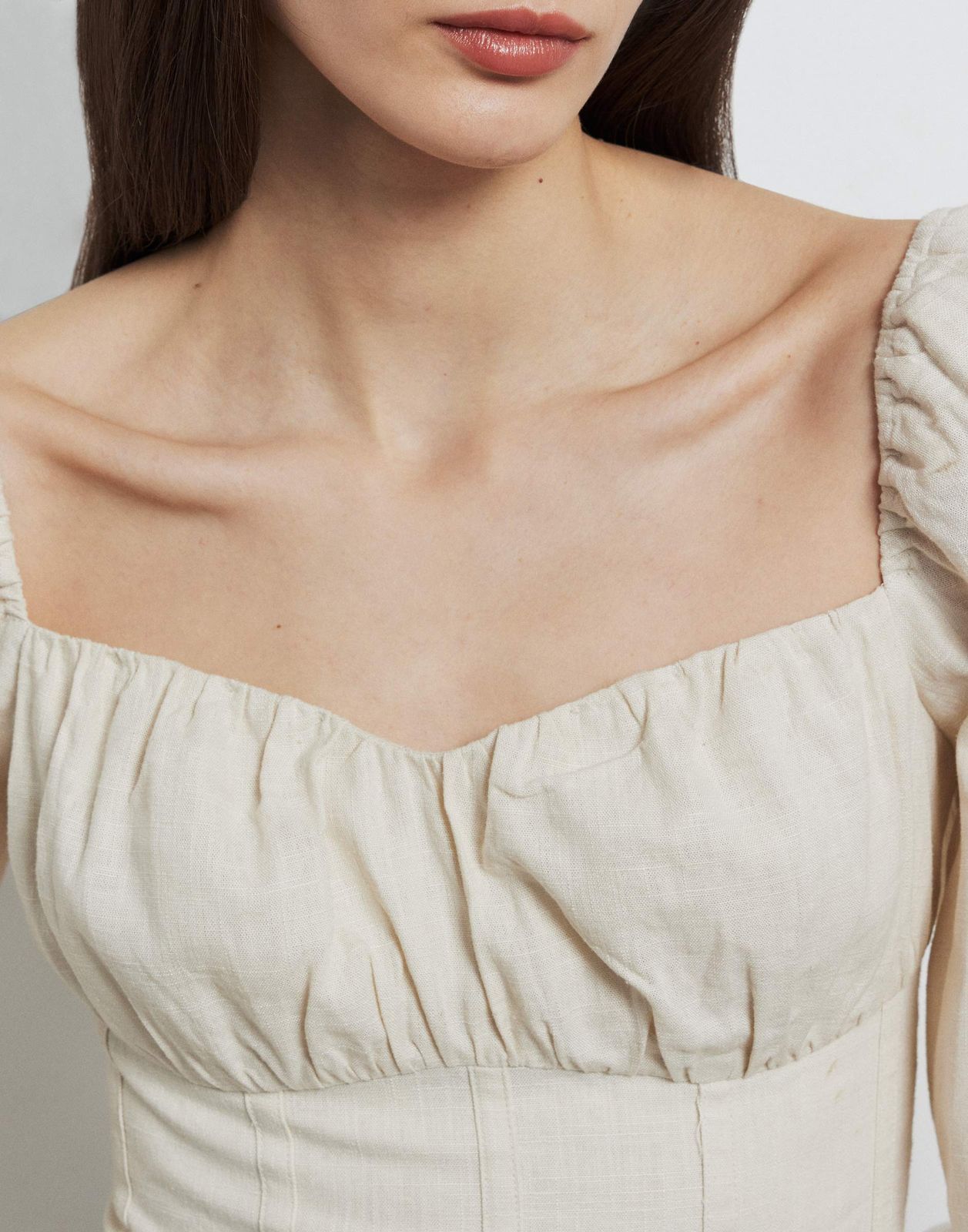 

Блузка женская Gloria Jeans GWT003556 бежевый S/170, GWT003556