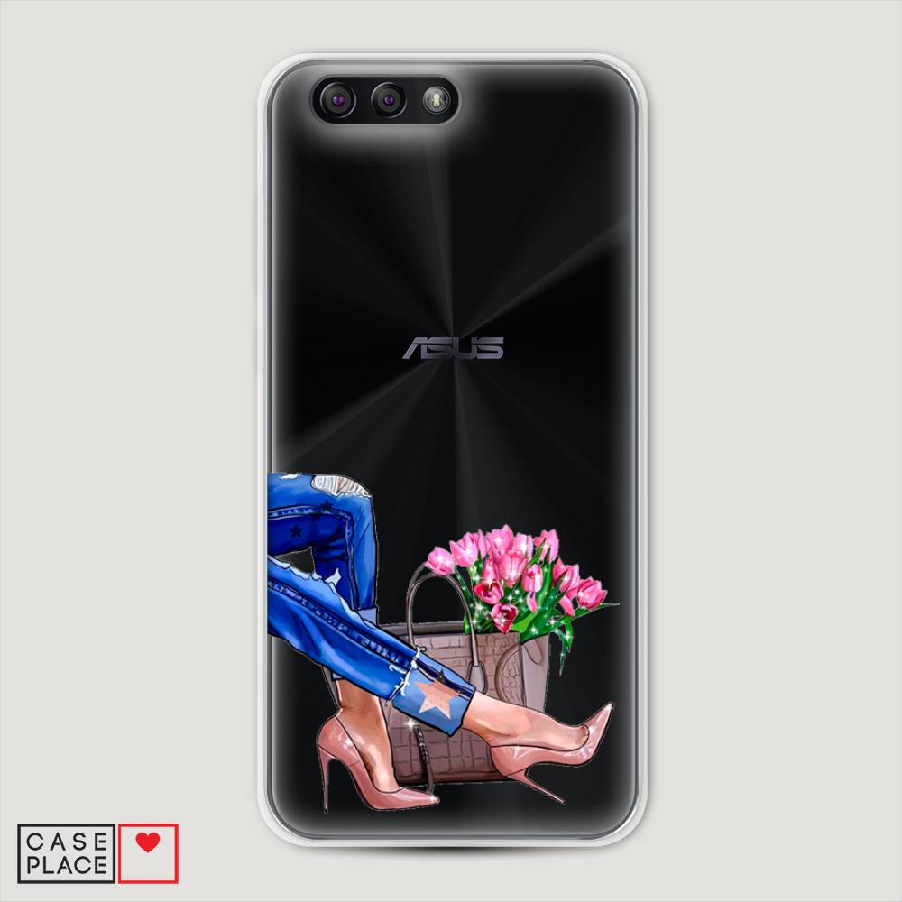 фото Чехол awog "каблучки" для asus zenfone 4 ze554kl